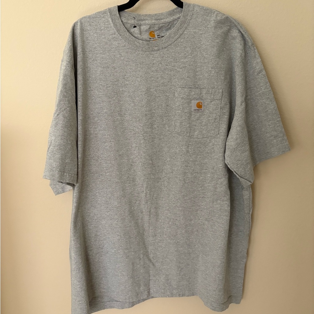Carhartt Men's Heather Gray Short Sleeve Tee